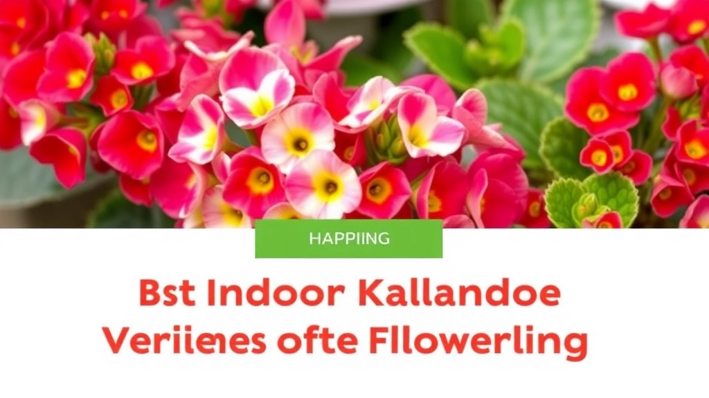 Best Indoor Kalanchoe Varieties for Flowering