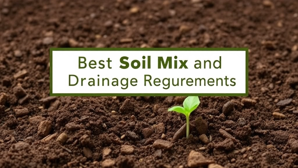 Best Soil Mix and Drainage Requirements