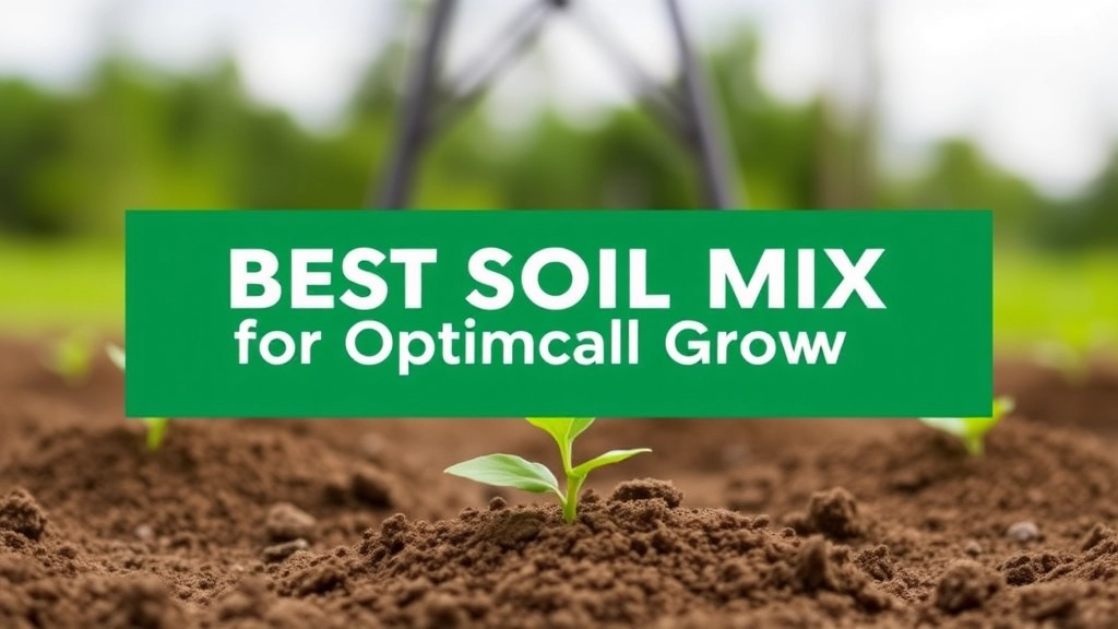 Best Soil Mix for Optimal Growth