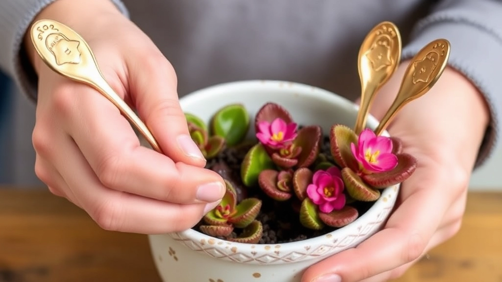 Caring for Newly Rooted Kalanchoe Copper Spoons