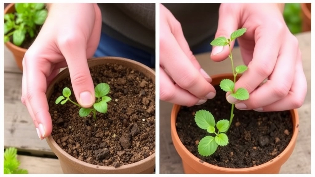 Choosing the Right Potting Mix and Planting the Cuttings