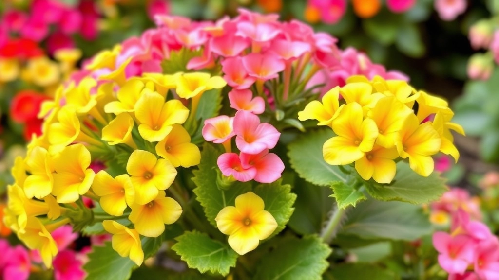 Color Variations of Kalanchoe Flowers