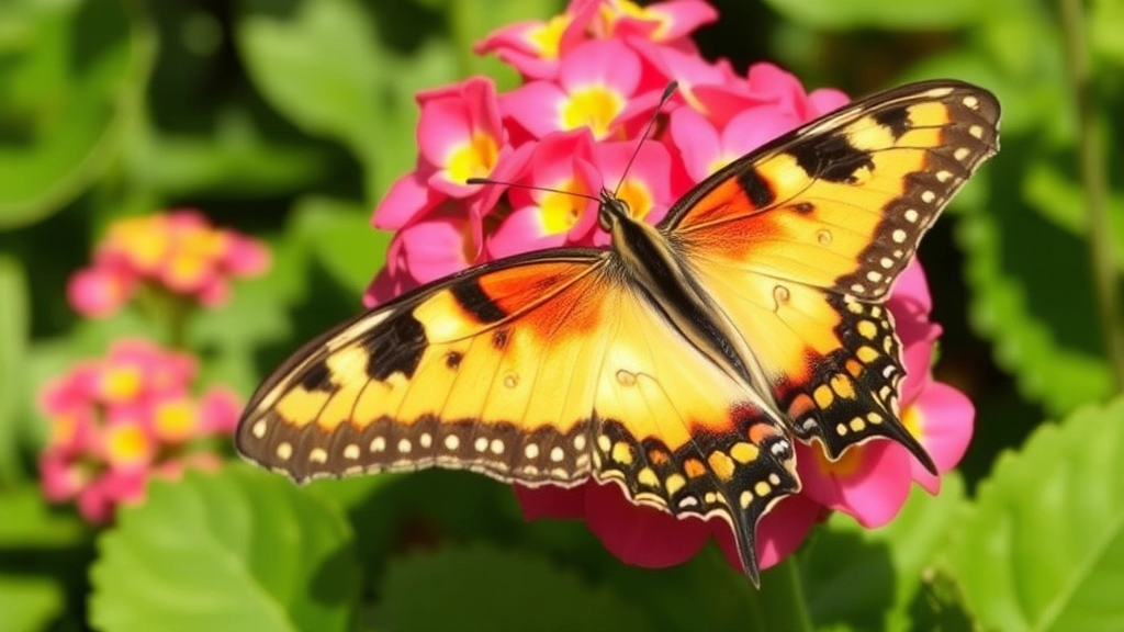 Common Butterfly Species Visiting Kalanchoe