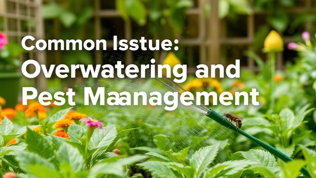 Common Issues: Overwatering and Pest Management