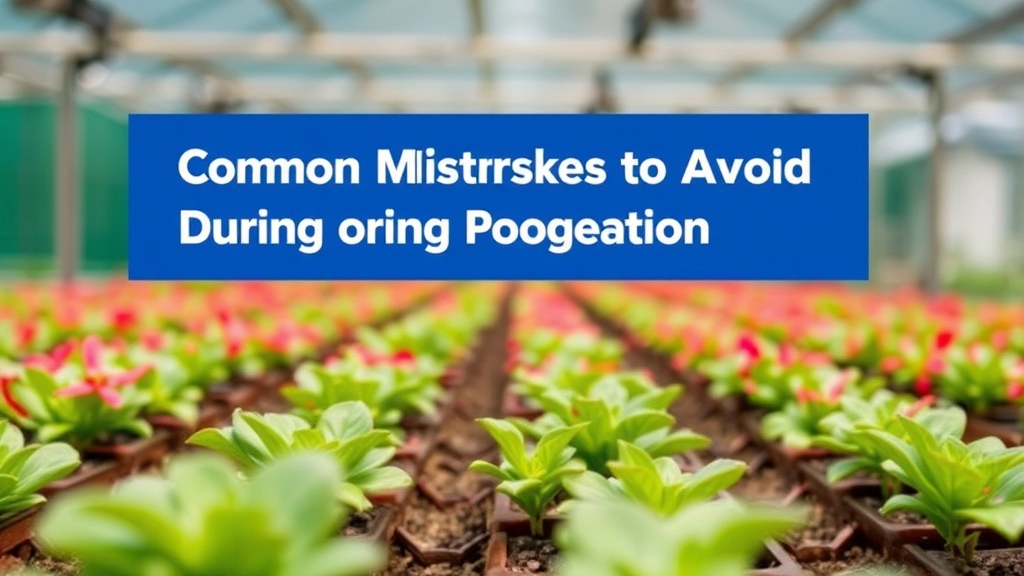 Common Mistakes to Avoid During Propagation