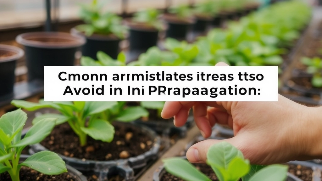 Common Mistakes to Avoid in Propagation