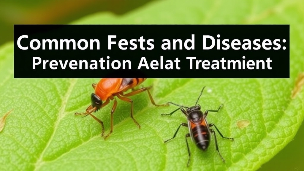 Common Pests and Diseases: Prevention and Treatment