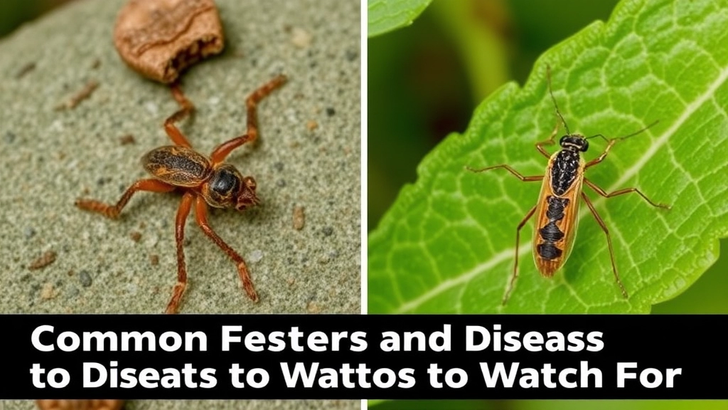 Common Pests and Diseases to Watch For