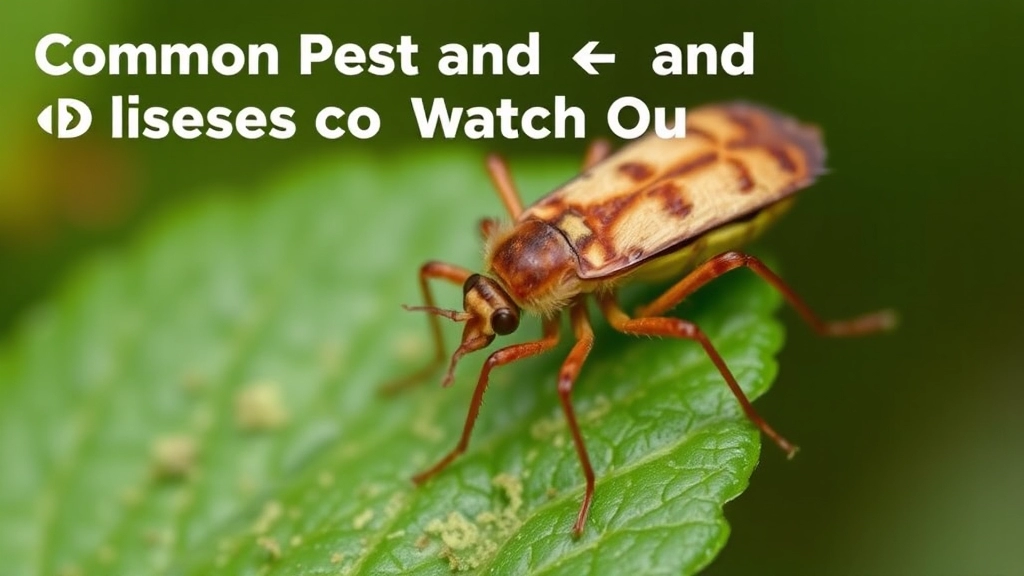 Common Pests and Diseases to Watch Out For