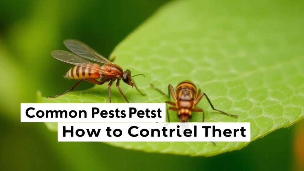 Common Pests and How to Control Them