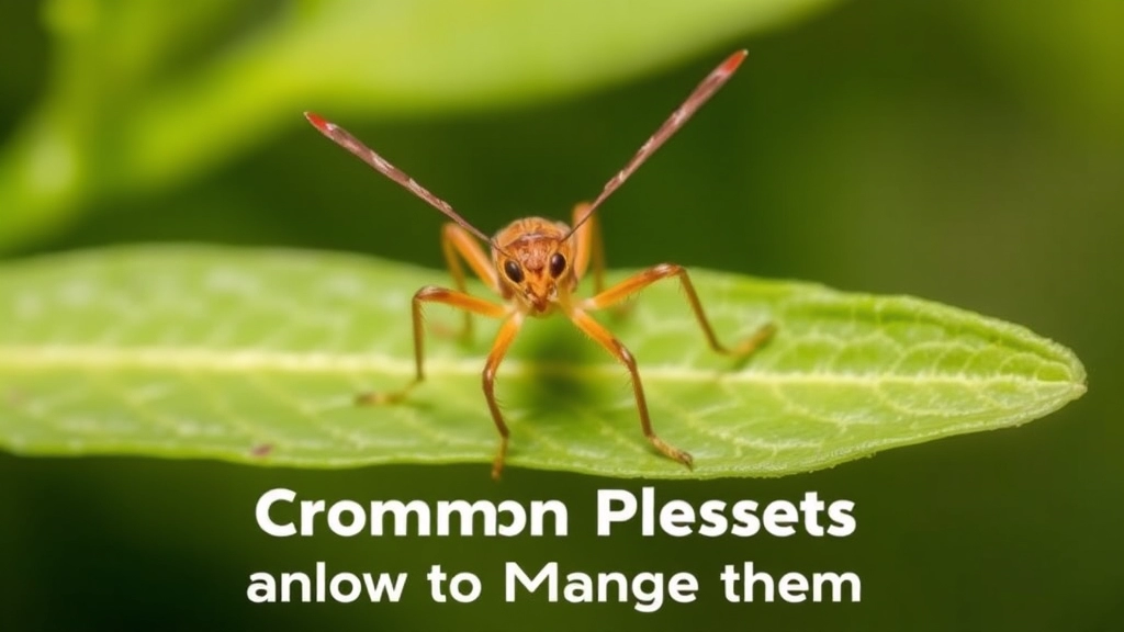 Common Pests and How to Manage Them