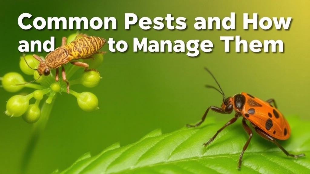 Common Pests and How to Manage Them