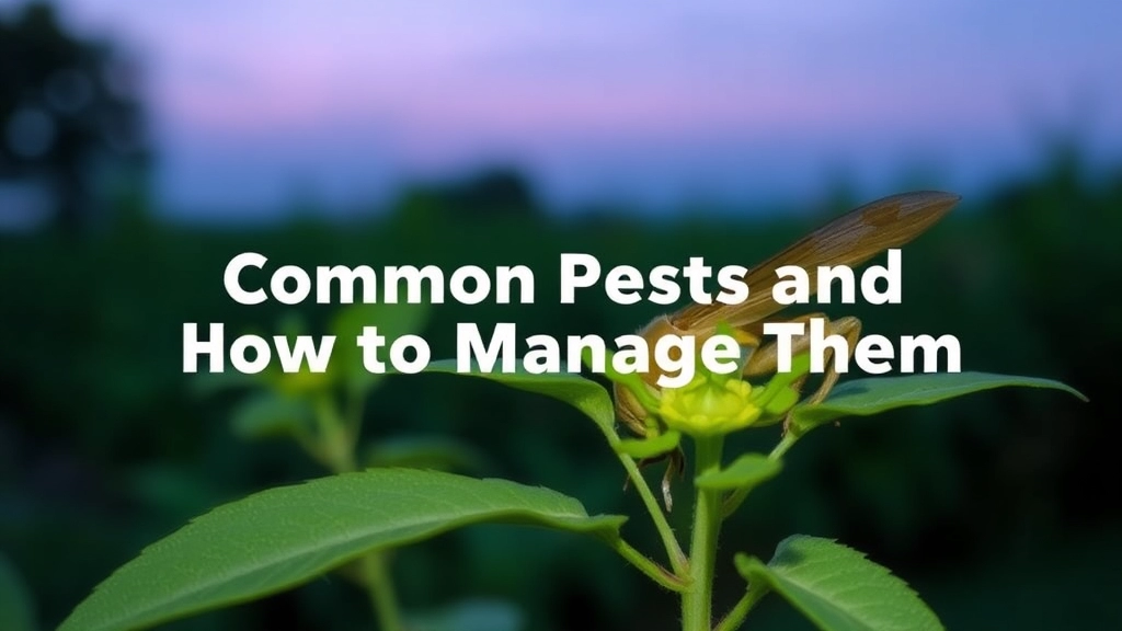 Common Pests and How to Manage Them