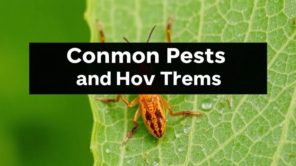 Common Pests and How to Manage Them