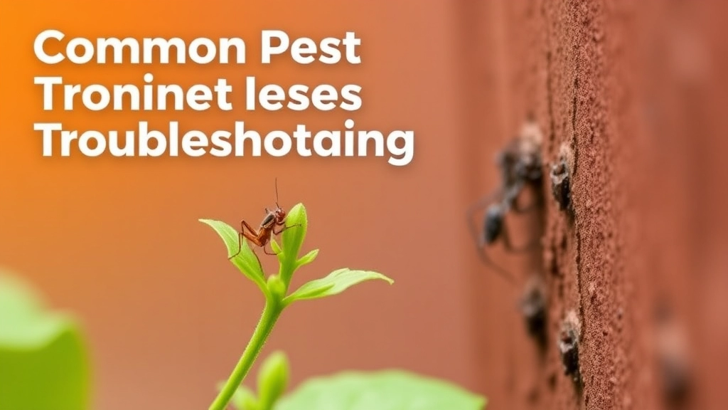 Common Pests and Troubleshooting Care Issues