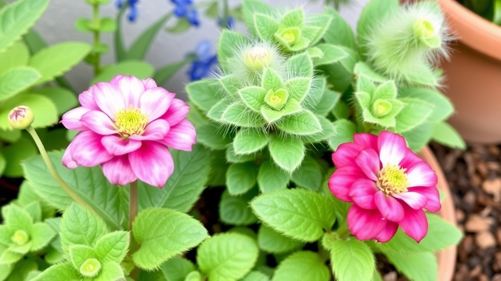 Companion Planting with Fuzzy Kalanchoe