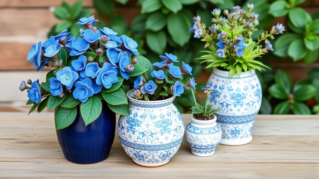 Decorating Ideas with Blue Kalanchoe