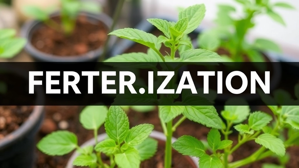 Fertilization: When and How to Feed Your Plant