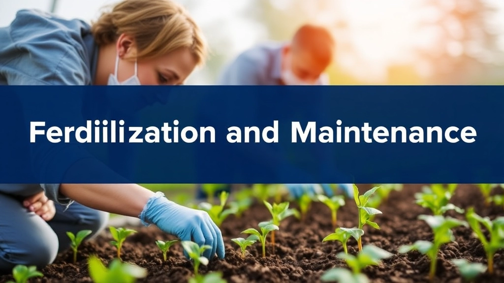 Fertilization and Maintenance