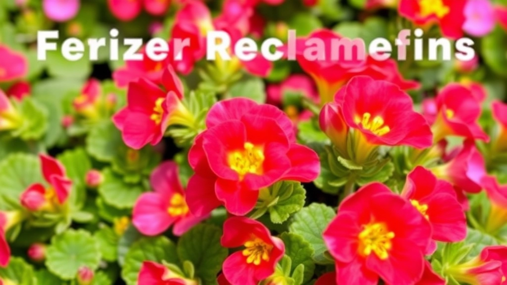 Fertilizer Recommendations for Promoting Kalanchoe Blooms