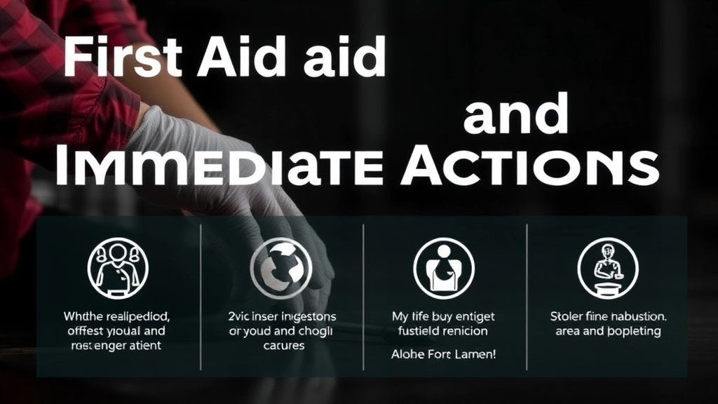 First Aid and Immediate Actions