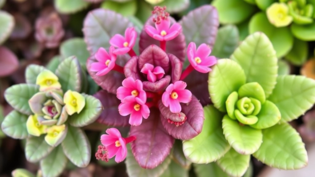 Growth Patterns and Sizes of Kalanchoe Tomentosa Varieties