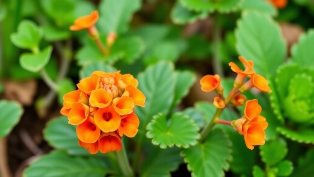 How to Encourage Reblooming in Orange Florist Kalanchoe