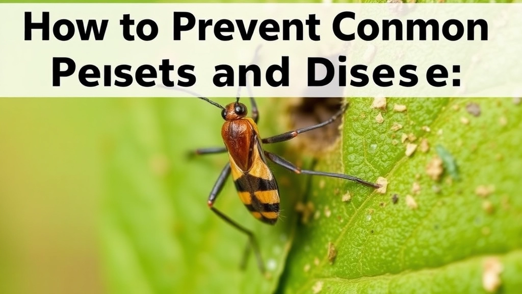 How to Prevent Common Pests and Diseases