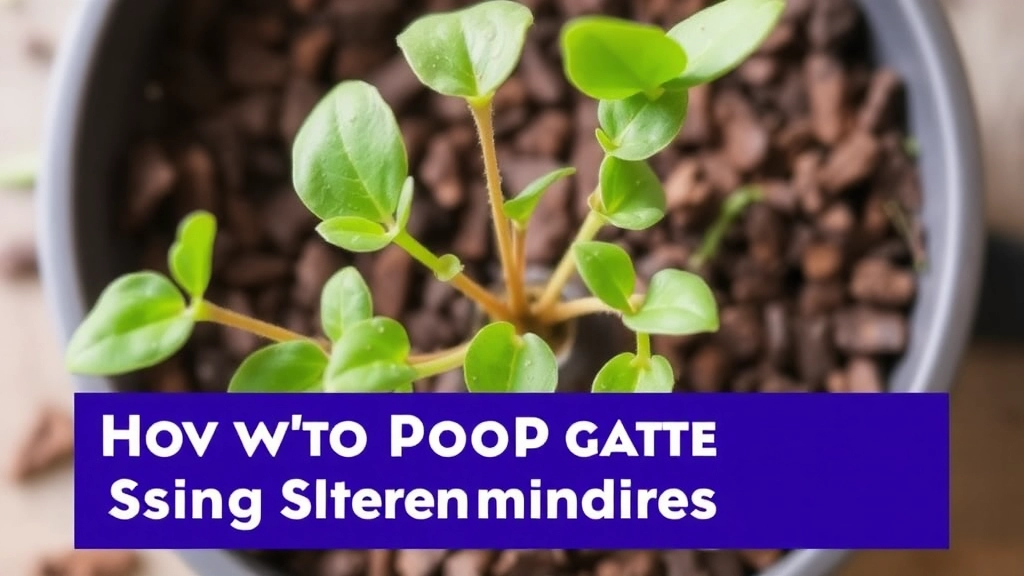 How to Propagate Using Stem Cuttings