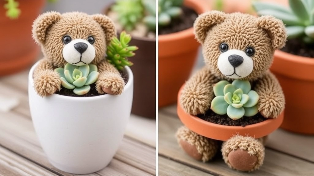 Ideal Container and Potting Choices for Teddy Bear Succulents