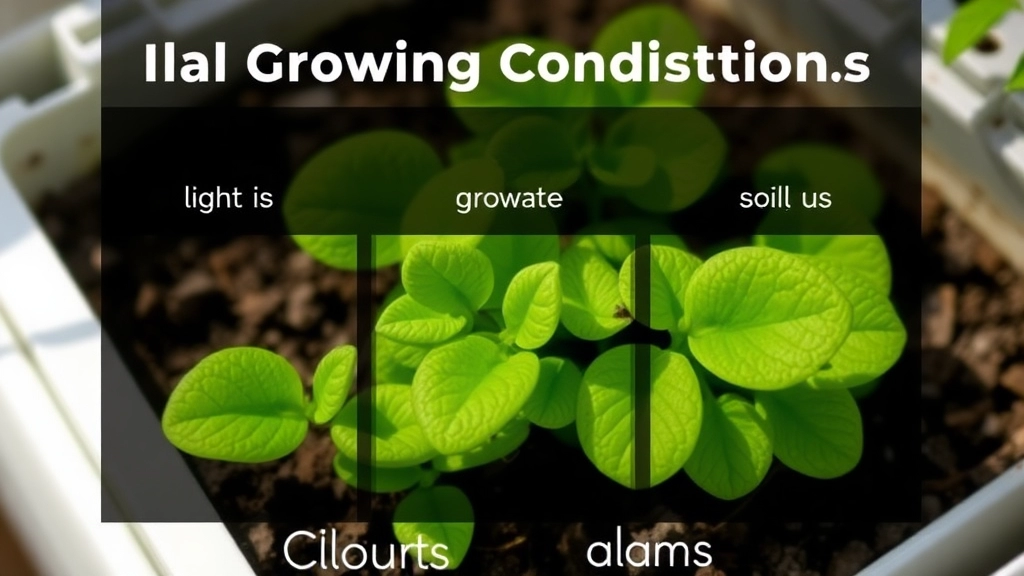 Ideal Growing Conditions: Light, Water, and Soil Needs