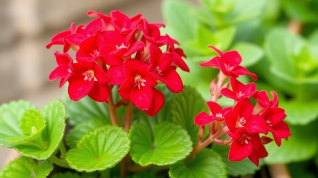 Ideal Growing Conditions for Kalanchoe Red Flower Plant