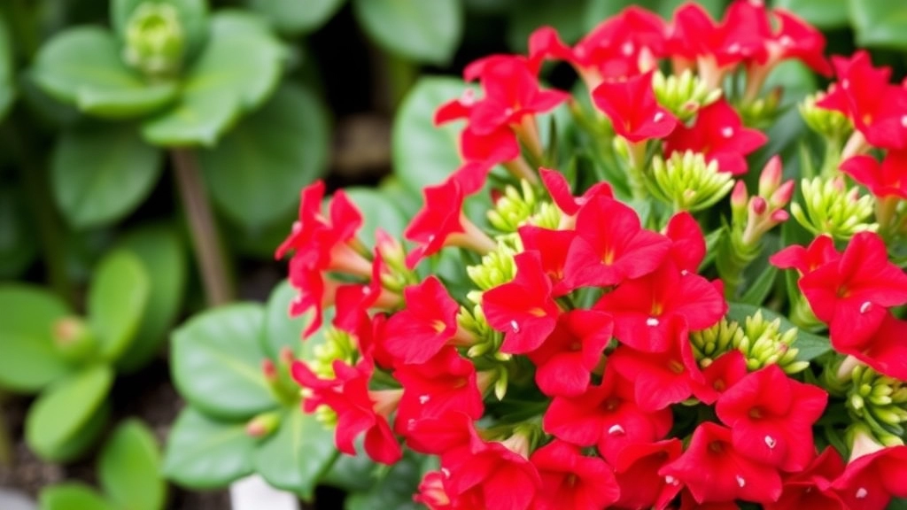 Ideal Growing Conditions for Red-Flowering Kalanchoe