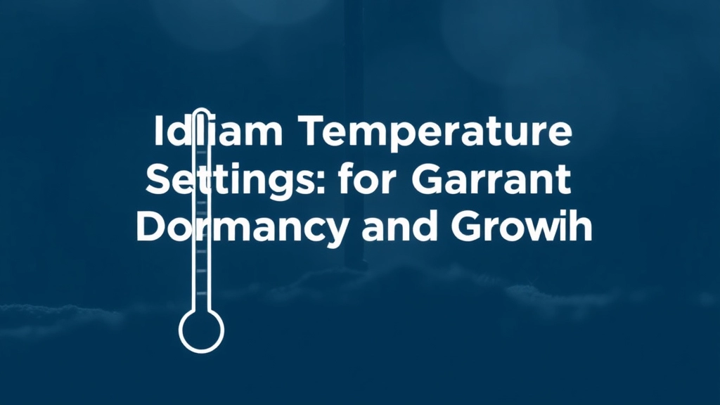 Ideal Temperature Settings for Dormancy and Growth