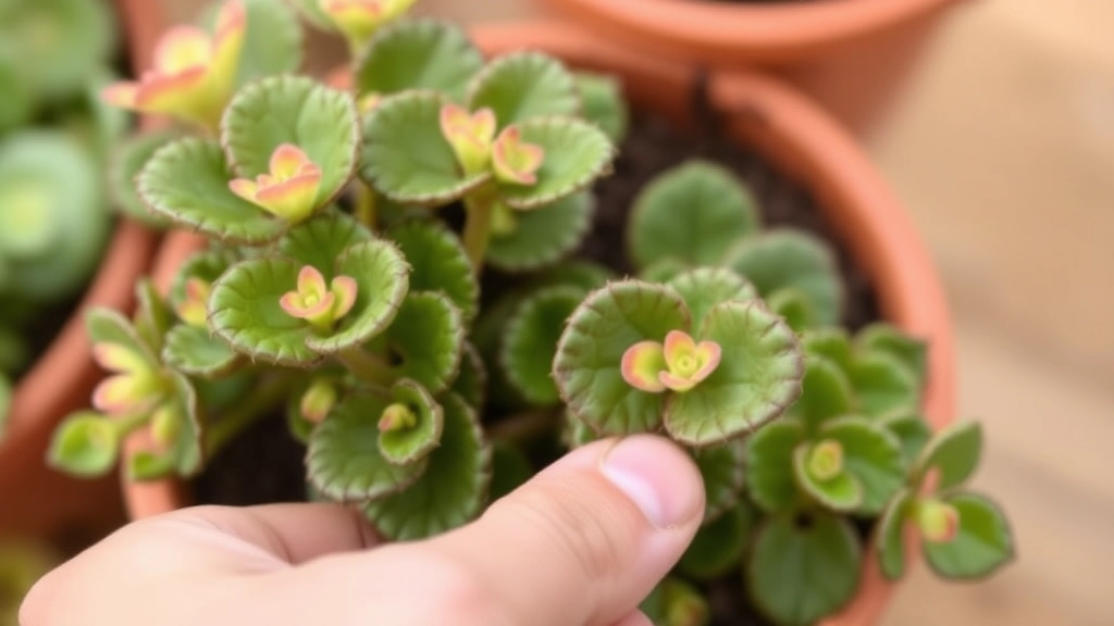 Identifying Overwatering and Root Rot in Kalanchoe