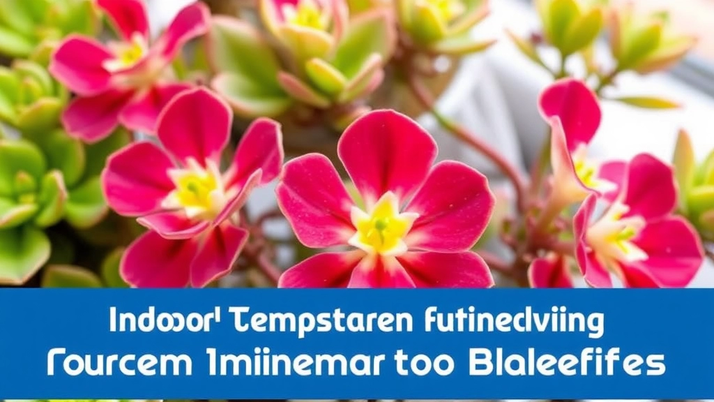 Indoor Temperature Guidelines for Kalanchoe Blossfeldiana