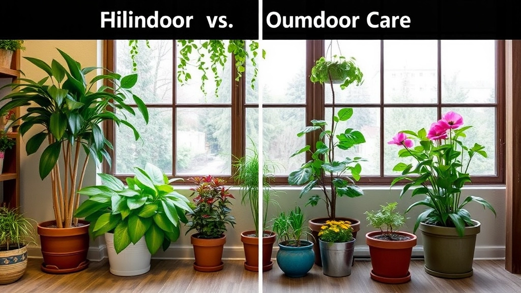 Indoor vs. Outdoor Care: Differences in Plant Management