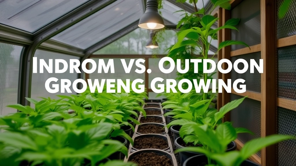 Indoor vs. Outdoor Growing: What You Should Know