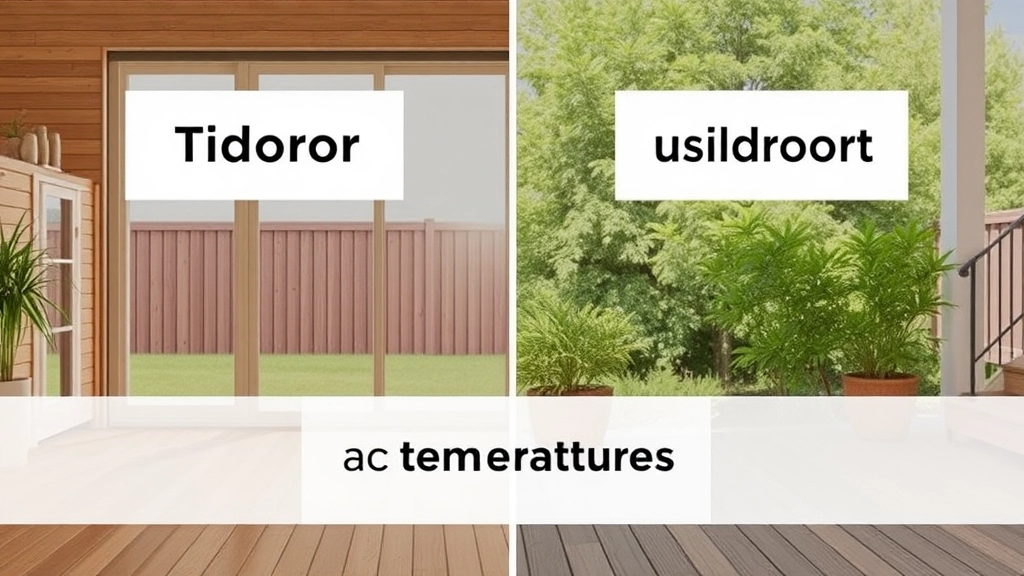 Indoor vs. Outdoor Temperature Considerations