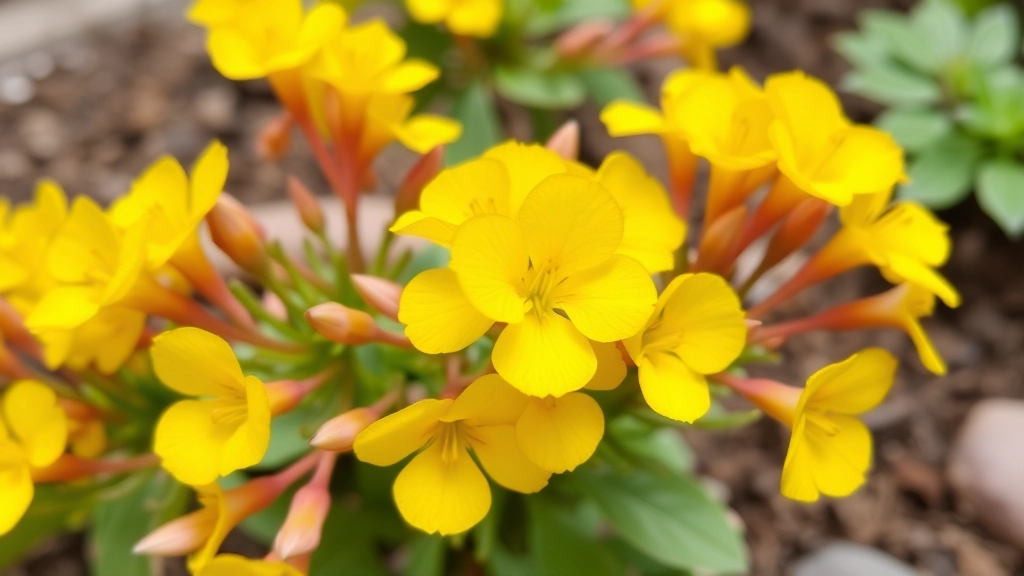 Yellow Kalanchoe Blossfeldiana Care Guide & Tips