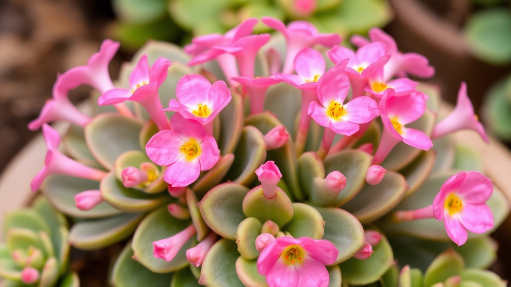 Care Tips for Kalanchoe Succulent With Pink Flowers