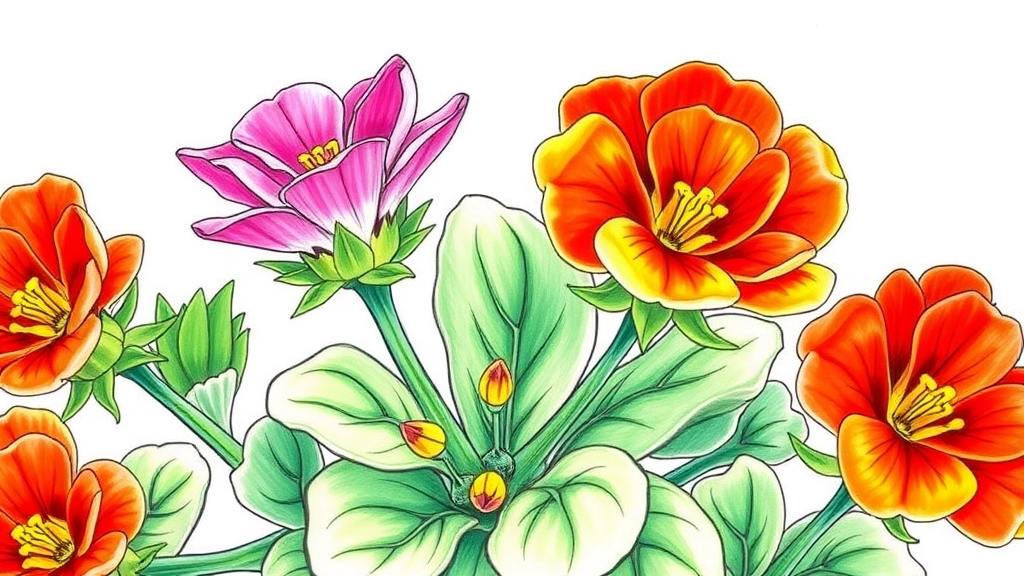 Key Features of the Kalanchoe Flower to Highlight in Drawings