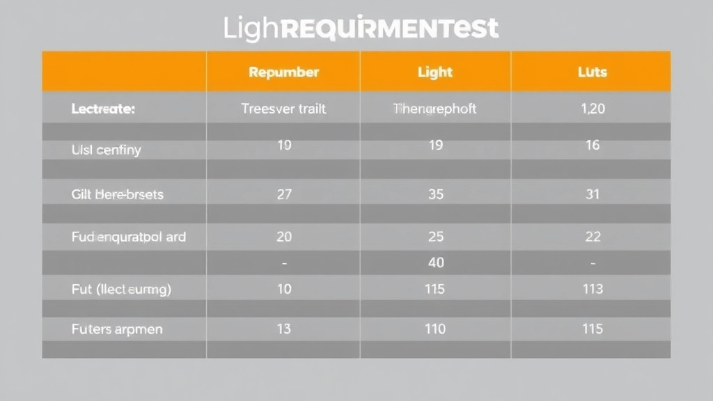 Light Requirements