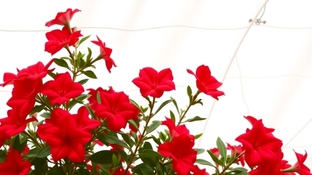 Light Requirements for Vibrant Red Blooms