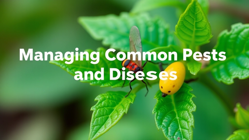 Managing Common Pests and Diseases