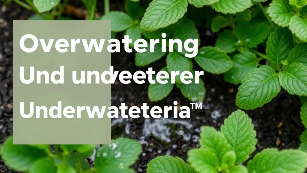 Overwatering and Underwatering Issues