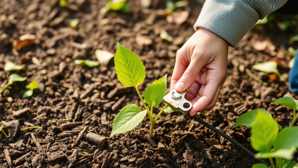 Planting the Leaf Cutting