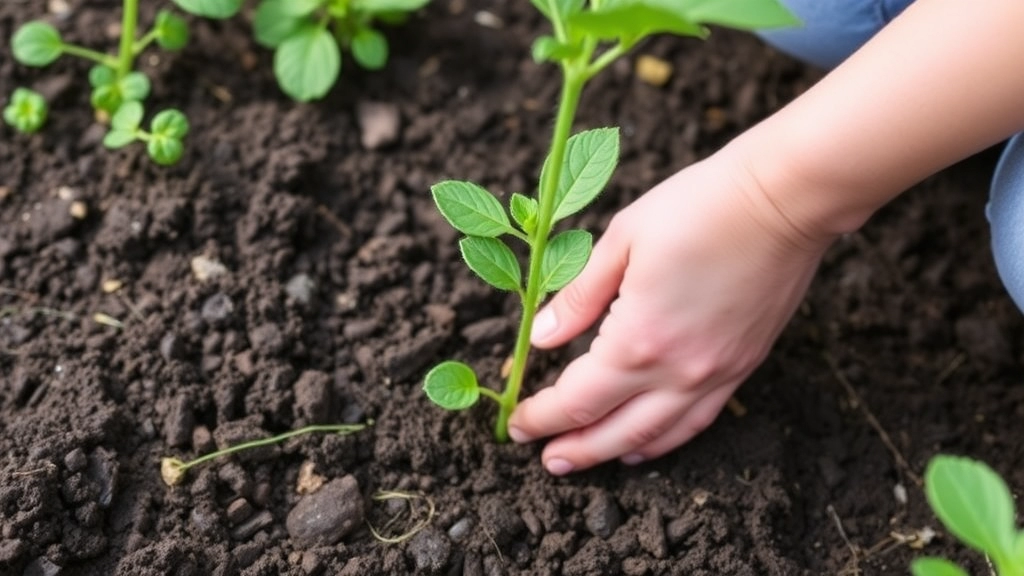 Planting the Stem in Well-Draining Soil