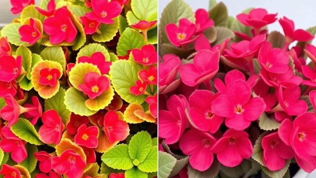 Popular Kalanchoe Varieties with Red-Tinted Leaves