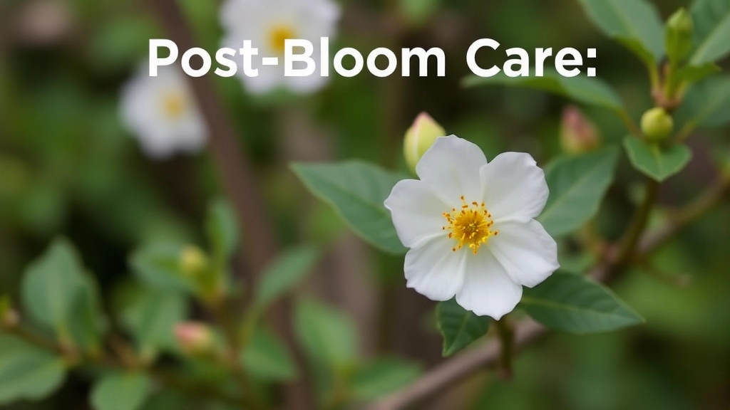 Post-Bloom Care: Pruning and Rest Periods